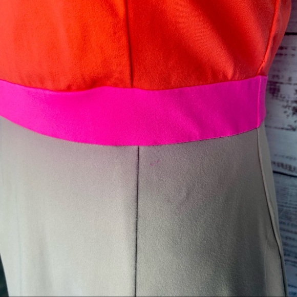 CYNTHIA ROWLEY Bright Color block Racerback Dress - Picture 3 of 8